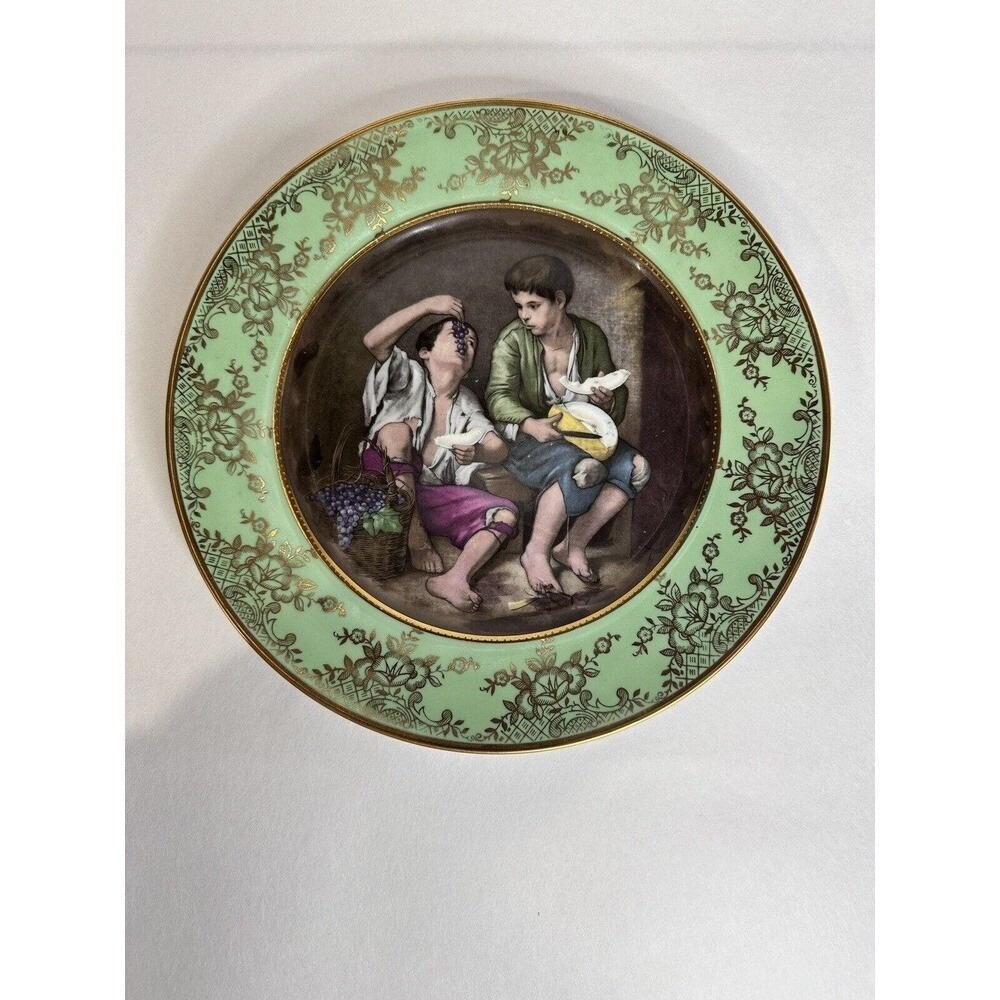 Portrait Plate Bartolomé Esteban Murillo 10 5/8‎ Inch Bavaria Germany
